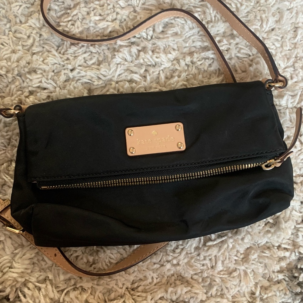 Black Nylon Crossbody Kate Spade Bag